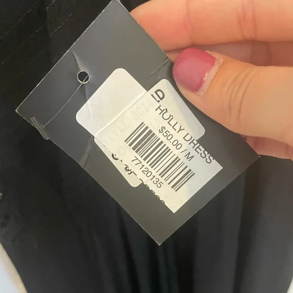 NWT Women’s Blue B Collection Black Holly Lacy Dress Size Medium - Picture 7 of 11